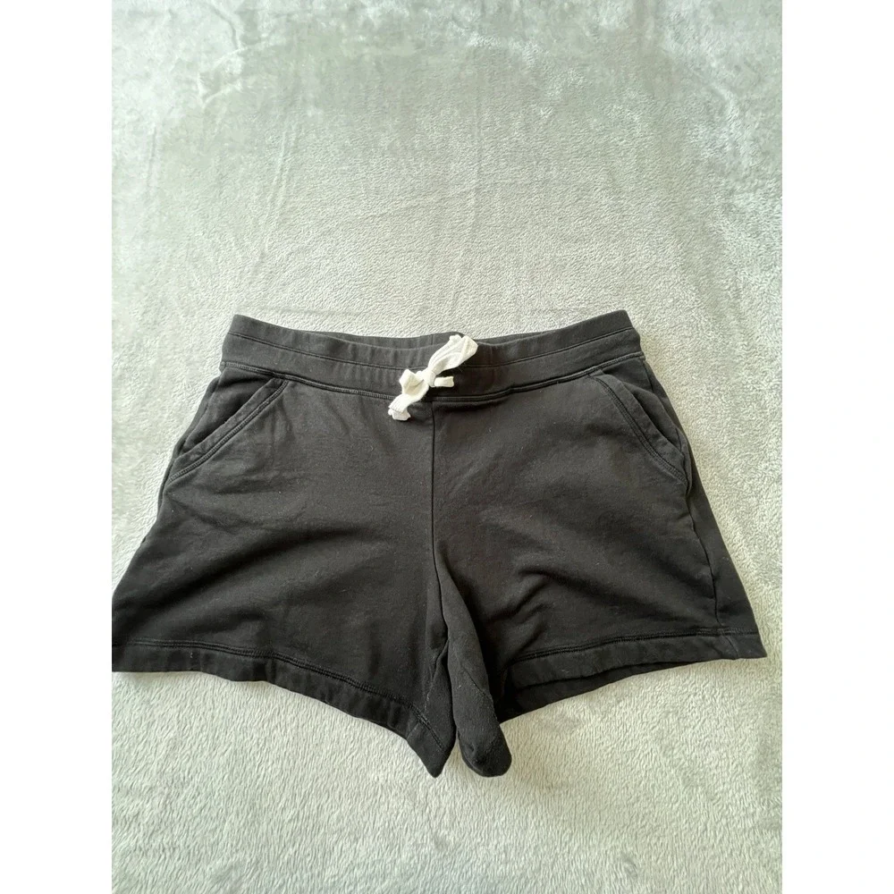 32 Degrees Cool Womens Shorts Size M Black Pull On Lounge Athletic